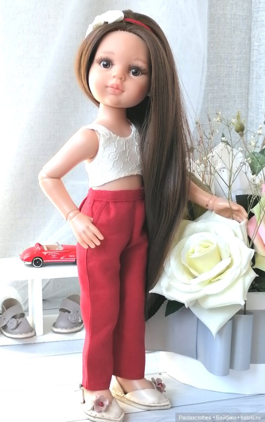 New!!! Льняной брючный костюм для Паола Рейна (фото 3)