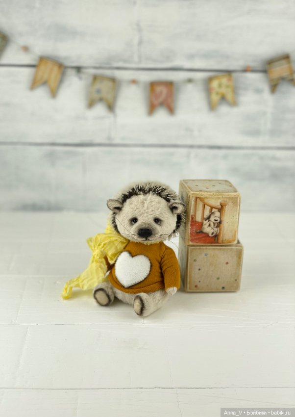 Тедди ежик Криспи — Авторские мишки Тедди и друзья: фото