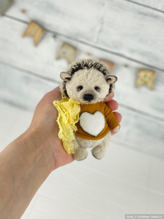 Тедди ежик Криспи — Авторские мишки Тедди и друзья: фото (фото 2)