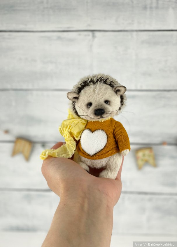 Тедди ежик Криспи — Авторские мишки Тедди и друзья: фото (фото 4)