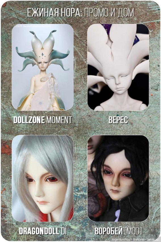 Промо и домашний образ — Коллекции кукол BJD (БЖД): фото витрин (фото 2)