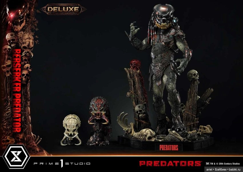 Prime 1 Studio анонсировали статую Хищника-Берсерка по мотивам фильма «Хищники»
