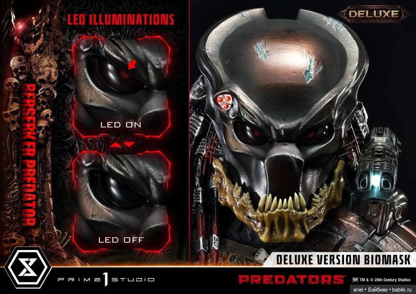 Prime 1 Studio анонсировали статую Хищника-Берсерка по мотивам фильма «Хищники» (фото 8)