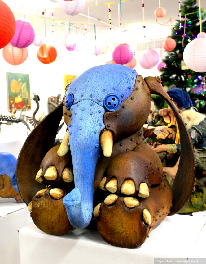 "Слоник" на выставке "Куклы с характером. Перезагрузка"