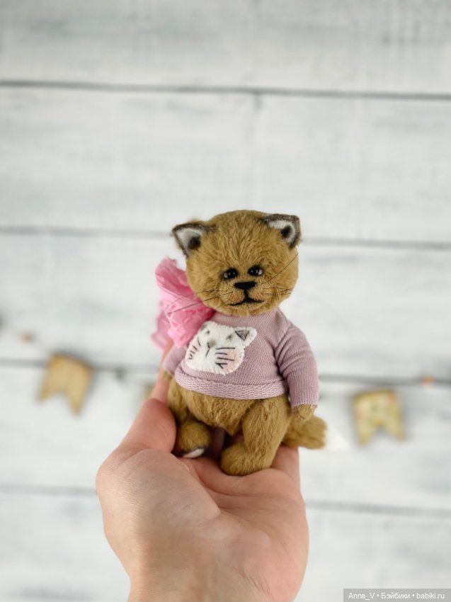 Тедди котик Вилли — Авторские мишки Тедди и друзья: фото (фото 2)