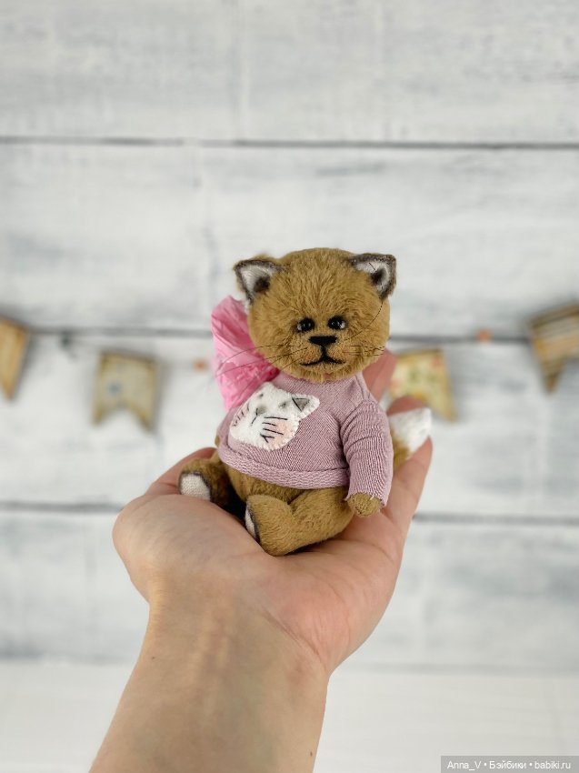 Тедди котик Вилли — Авторские мишки Тедди и друзья: фото (фото 3)