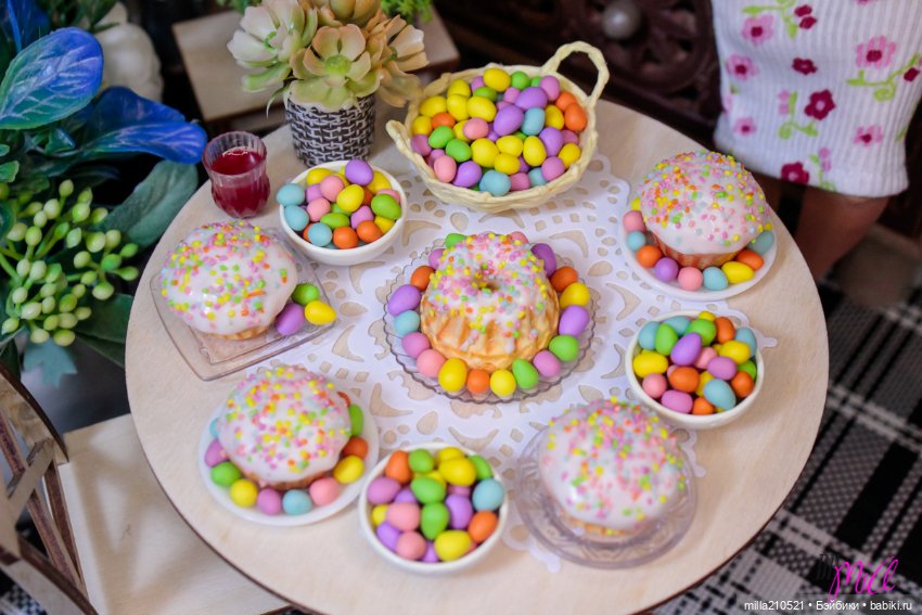 Пасхальные приготовления — Кукольная миниатюра своими руками: еда