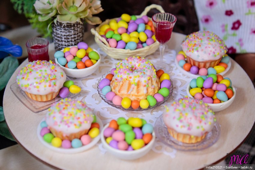 Пасхальные приготовления — Кукольная миниатюра своими руками: еда