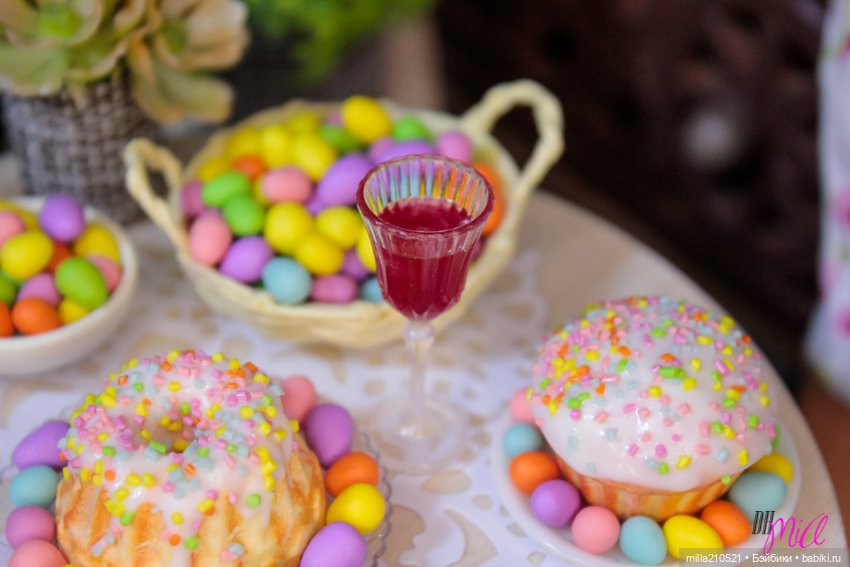 Пасхальные приготовления — Кукольная миниатюра своими руками: еда (фото 10)