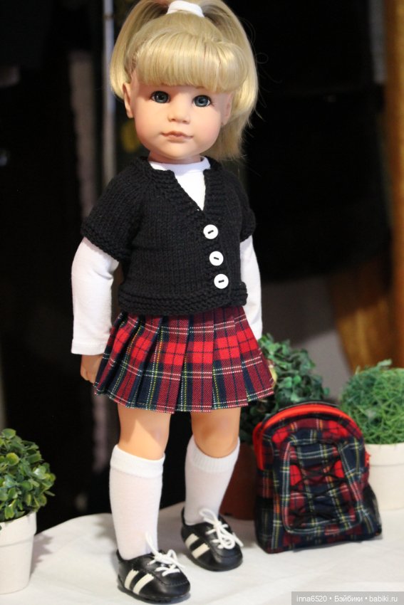 Прилежные девчушки. Наряды для кукол Готц (фото 10)