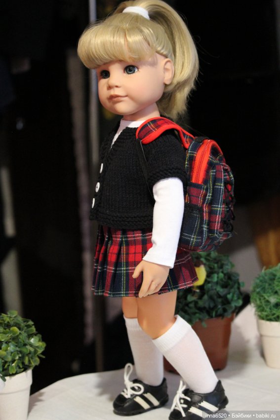 Прилежные девчушки. Наряды для кукол Готц (фото 9)