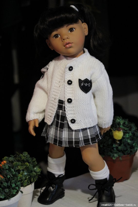 Прилежные девчушки. Наряды для кукол Готц (фото 7)
