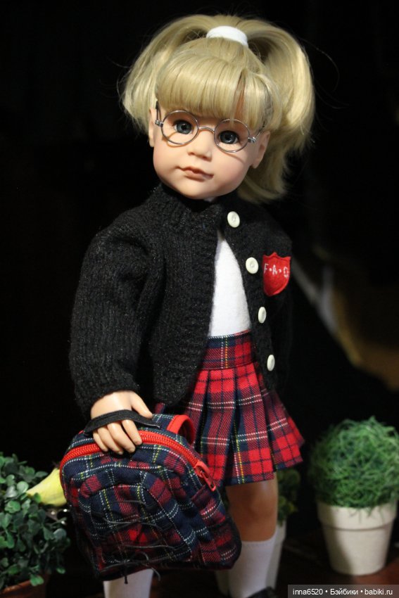 Прилежные девчушки. Наряды для кукол Готц (фото 5)