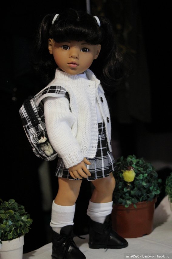 Прилежные девчушки. Наряды для кукол Готц (фото 6)