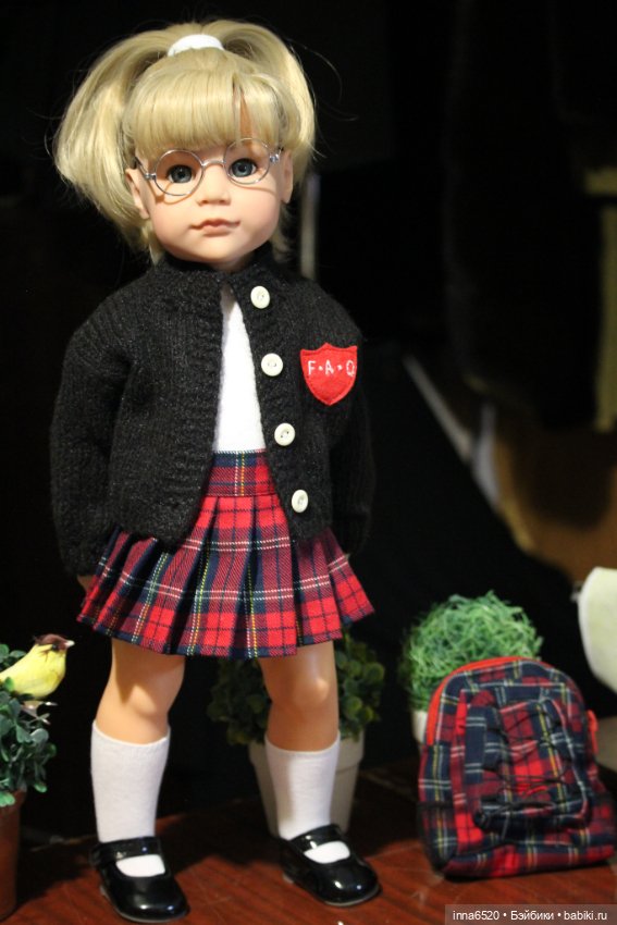 Прилежные девчушки. Наряды для кукол Готц (фото 4)