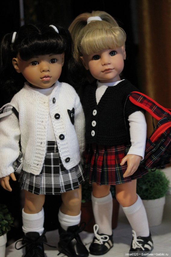Прилежные девчушки. Наряды для кукол Готц (фото 8)