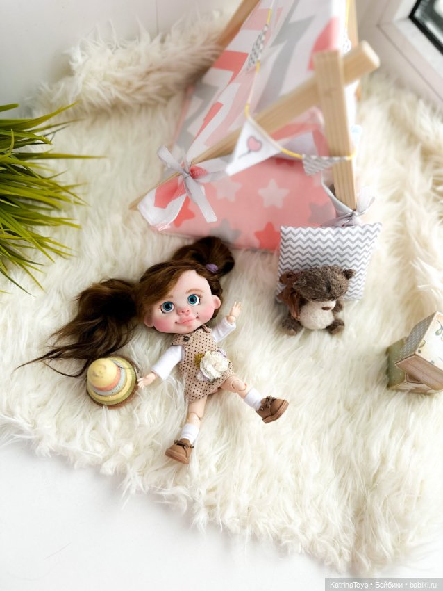 Малышка на чиле — Куклы и тела Obitsu 11 (Ob11): гибриды