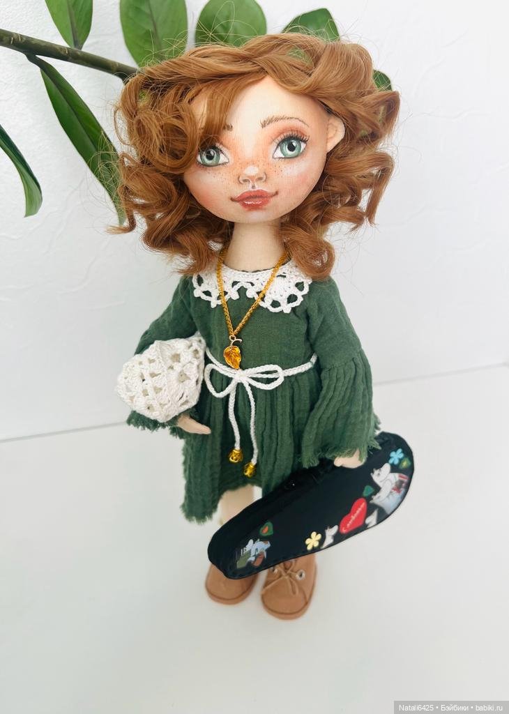 Куколка со скрипкой — Авторские шарнирные куклы своими руками: лепка (фото 5)