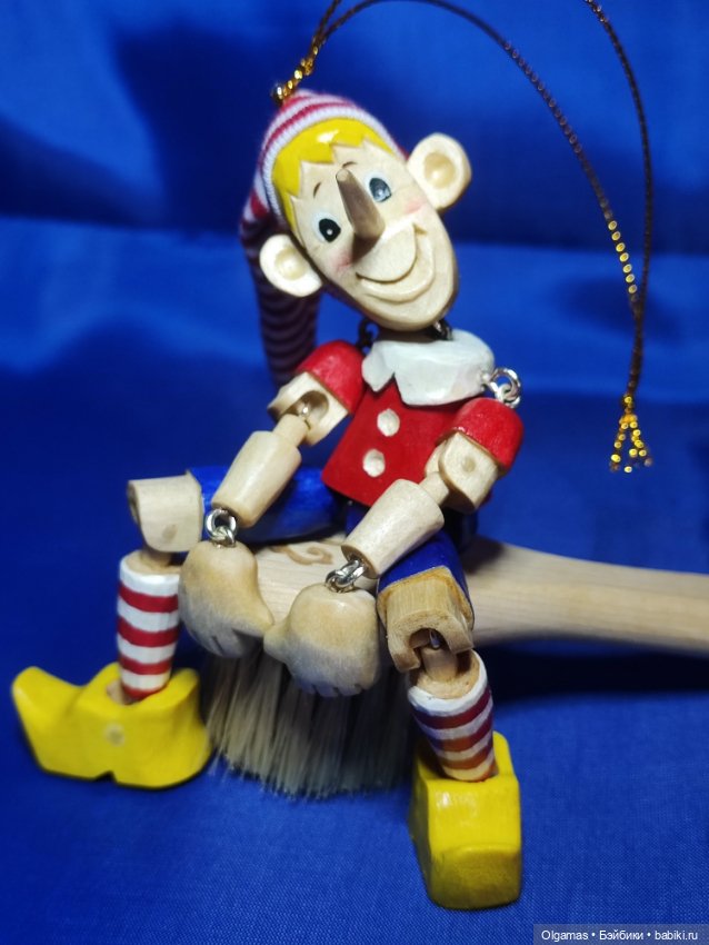 Буратино😊 — Авторские куклы из дерева (фото 7)