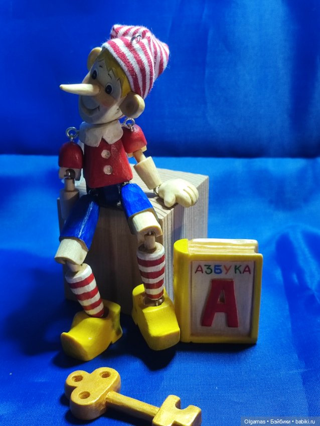 Буратино😊 — Авторские куклы из дерева (фото 2)