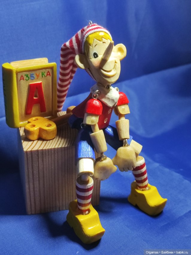 Буратино😊 — Авторские куклы из дерева (фото 4)