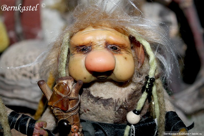 Два брата тролля — Игрушки в смешанной технике (мех и глина): Арт (фото 6)