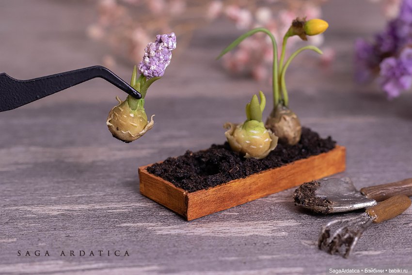Весенняя рассада - миниатюра для кукол 1/6 (фото 7)