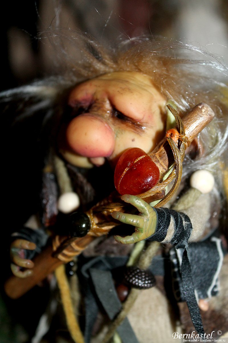 Два брата тролля — Игрушки в смешанной технике (мех и глина): Арт (фото 9)