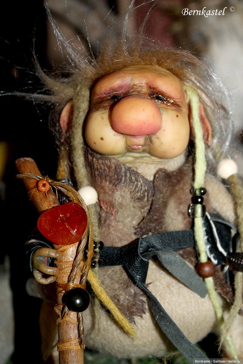 Два брата тролля — Игрушки в смешанной технике (мех и глина): Арт (фото 7)