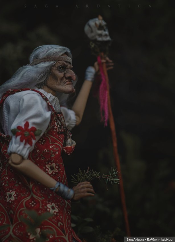 Баба Яга по мотивам иллюстраций Билибина И.Я (фото 5)