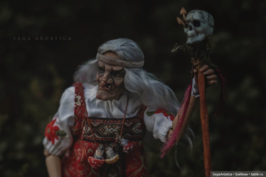 Баба Яга по мотивам иллюстраций Билибина И.Я (фото 4)