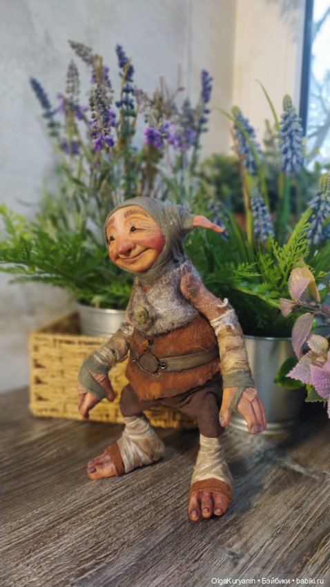 Тролль Грюк Вудитроп — Лепка авторских кукол: полимерная глина (фото 4)