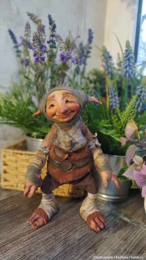 Тролль Грюк Вудитроп — Лепка авторских кукол: полимерная глина (фото 2)