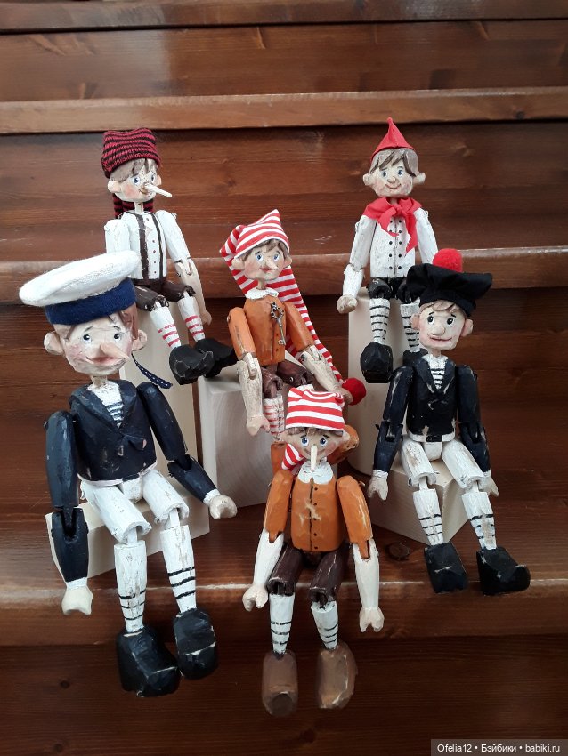 Деревянный Буратино — Авторские куклы из дерева (фото 9)