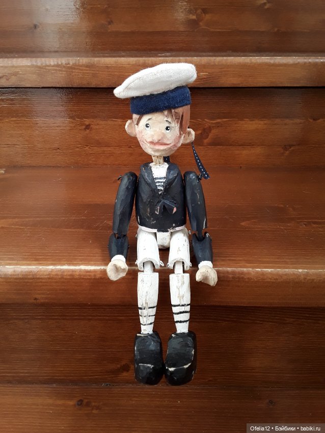 Деревянный Буратино — Авторские куклы из дерева (фото 7)