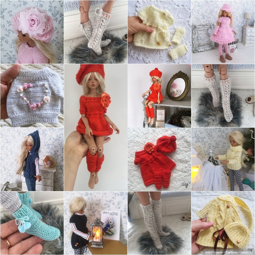 Об уважении к вязанию — Одежда и обувь для кукол своими руками: фото (фото 5)