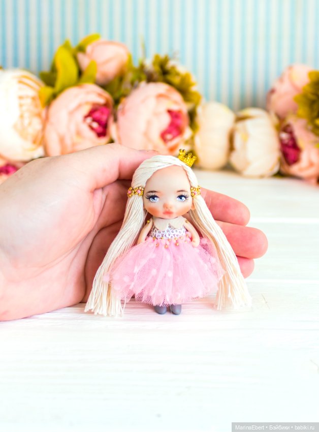 Новая куколка — Авторские миниатюрные куклы: лепка (фото 6)