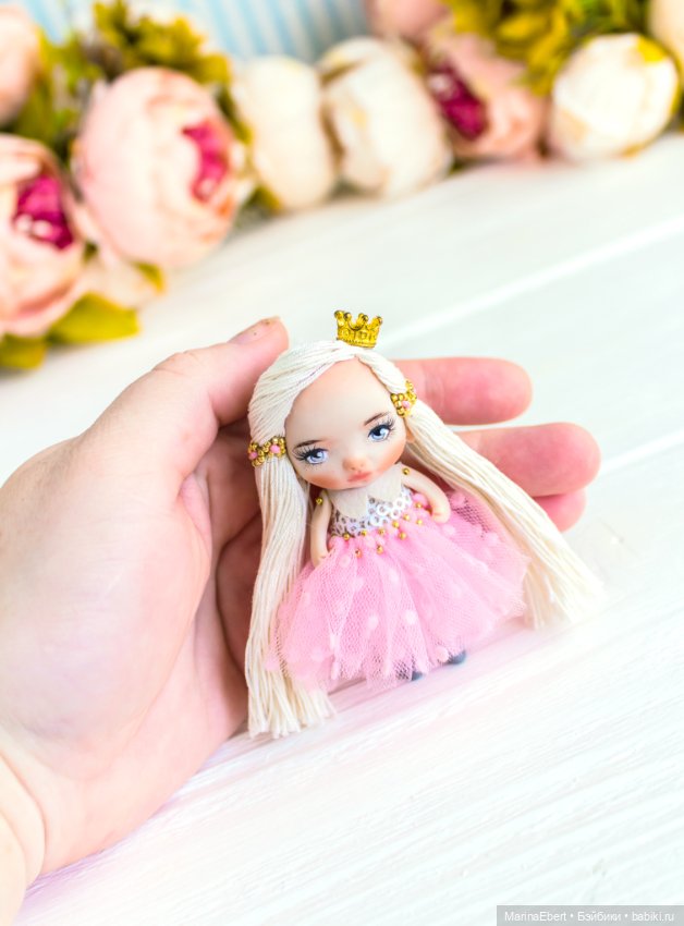Новая куколка — Авторские миниатюрные куклы: лепка (фото 7)