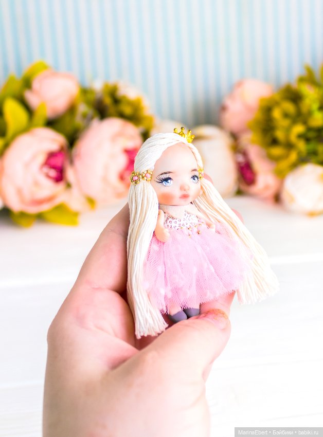 Новая куколка — Авторские миниатюрные куклы: лепка (фото 2)