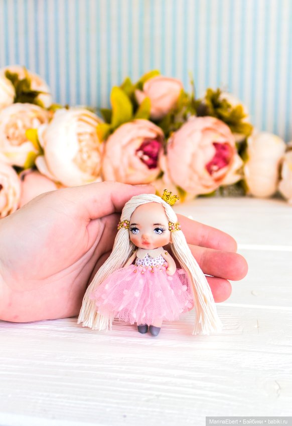Новая куколка — Авторские миниатюрные куклы: лепка (фото 4)