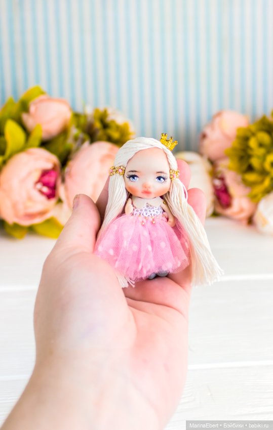 Новая куколка — Авторские миниатюрные куклы: лепка (фото 8)