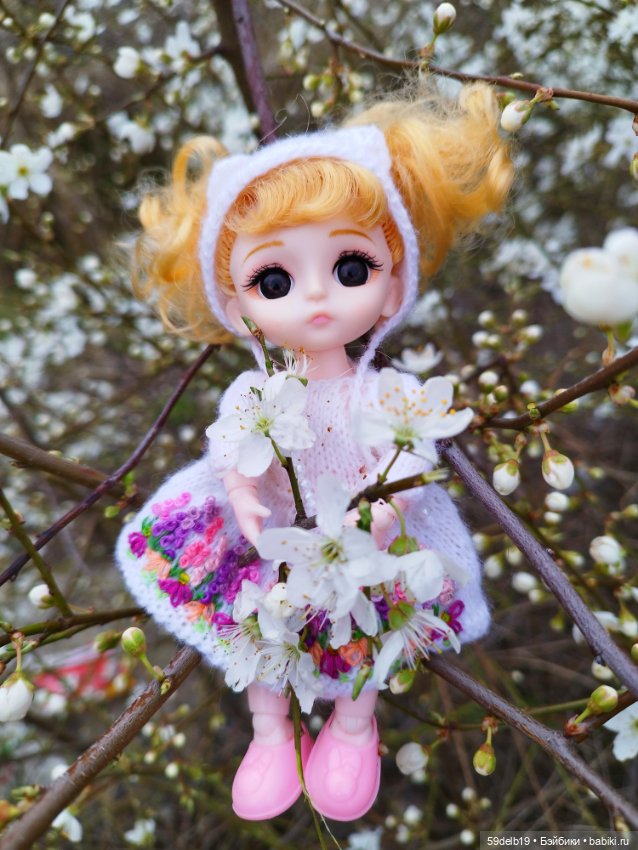 Тея в цветущем саду — Куклы Baboliy (Баболи (фото 5)