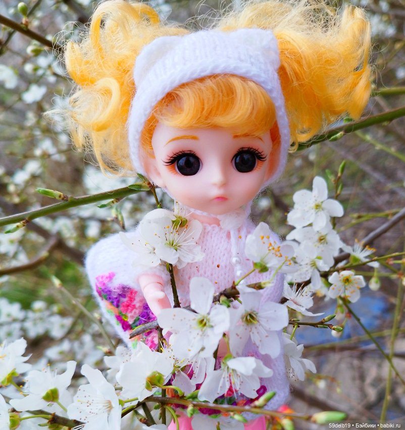 Тея в цветущем саду — Куклы Baboliy (Баболи (фото 9)