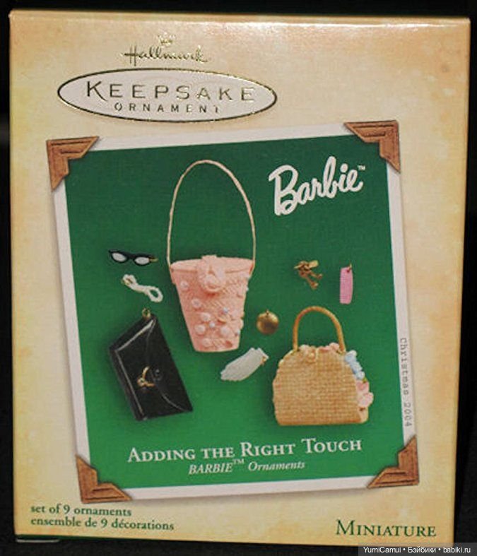 Barbie Hallmark Ornaments. Барби — елочные игрушки