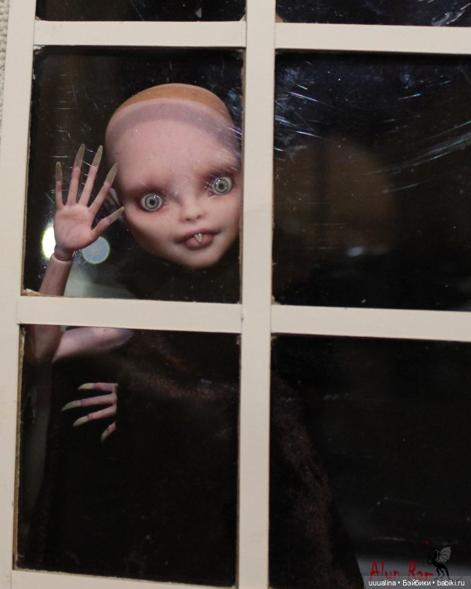 ООАК моего авторства Девочка-Носферату ч.1 (фото не для пугливых )) (фото 5)