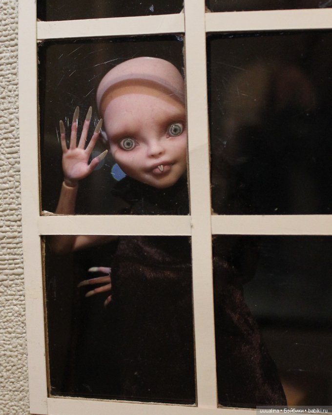 ООАК моего авторства Девочка-Носферату ч.1 (фото не для пугливых )) (фото 3)