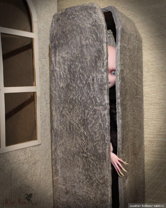 ООАК моего авторства Девочка-Носферату ч.1 (фото не для пугливых )) (фото 6)