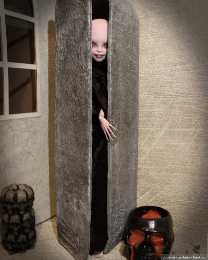 ООАК моего авторства Девочка-Носферату ч.1 (фото не для пугливых )) (фото 7)