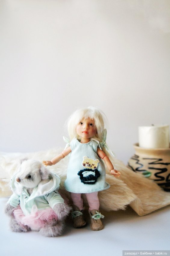 Малышка и малышка — Авторские мишки Тедди и друзья: фото (фото 9)