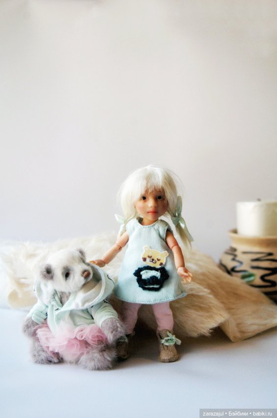 Малышка и малышка — Авторские мишки Тедди и друзья: фото (фото 10)